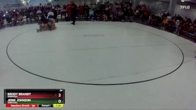 193 lbs Quarterfinal - Brody Brandt, Nebraska vs Jerik Johnson, Nebraska