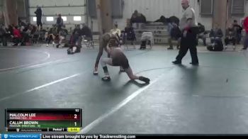 92 lbs Round 5 (6 Team) - Calum Brown, Missouri Wrestling vs Malcolm Lee, Diamond Fish