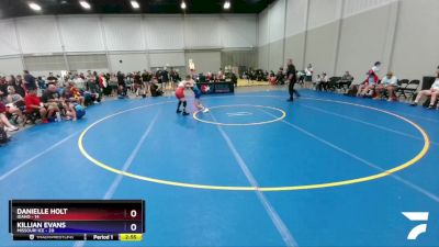 106 lbs Quarters & 1st Wb (16 Team) - Danielle Holt, Idaho vs Killian Evans, Missouri Ice