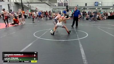 96 lbs Round 6 (10 Team) - Lucas Stirling, Western Nebraska Elite vs Vincenzo Mannello, GPS