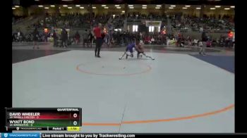 106 lbs Quarterfinals (8 Team) - David Wheeler, 3A Yamhill Carlton vs Wyatt Bond, 3A Warrenton