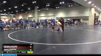 107 lbs Champ Round 1 (16 Team) - Mileena Notaro, Nebraska Tidal Wave vs Naima Ghaffar, MXW Purple