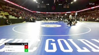 120 lbs Consi Of 32 #2 - Andre Lee, Lowell vs Caleb Rivas, Golden West