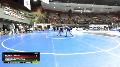 113 lbs Cons. Round 2 - Anthony Perez, California vs Vrezh Harutyunyan, California