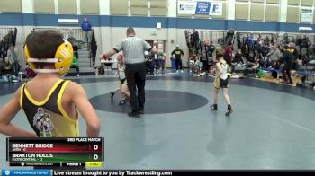 54 lbs Placement (4 Team) - Bennett Bridge, Avon vs Braxton Hollis, Floyd Central