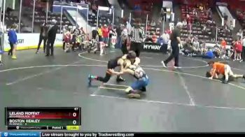 67 lbs Round 2 (4 Team) - Leland Moffat, Brighton Black vs Boston Healey, Plainwell