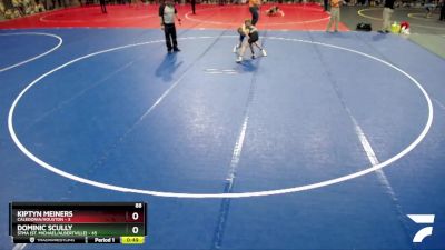 88 lbs Finals (8 Team) - Dominic Scully, STMA (St. Michael/Albertville) vs Kiptyn Meiners, Caledonia/Houston