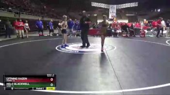97 lbs Round 2 (4 Team) - Lytning Hazen, MDWA vs Helo Blackwell, SJWA