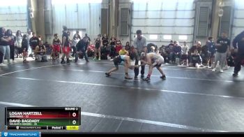 92 lbs Round 2 - David Bagdady, Vougar`s Honors vs Logan Hartzell, Warhawks