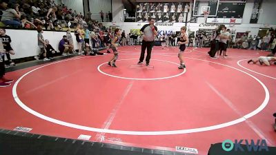 67 lbs Quarterfinal - Evan Windler, Sperry Wrestling Club vs Braelynn Williams, Wagoner Takedown Club