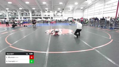 81 lbs Round Of 32 - Everett Bluman, Parkway vs Graham Fernald, Smitty's Wrestling Barn