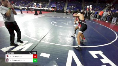 132 lbs Consi Of 32 #2 - Josiah Carney, Milford vs JJ Figueroa-Mercado, Gloucester