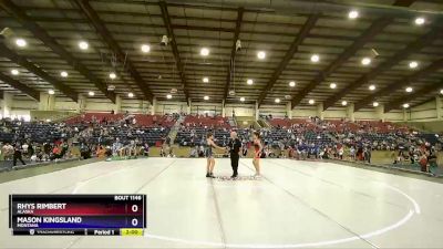 89 lbs Round 3 - Rhys Rimbert, Alaska vs Mason Kingsland, Montana