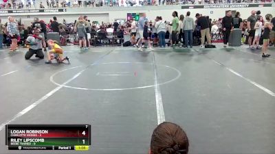 52 lbs Round 1 (6 Team) - Riley Lipscomb, Beebe Trained vs Logan Robinson, Charlotte Vikings