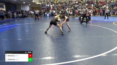 121 lbs Consy 3 - Tyler Whiteley, Burnt Hills-Ballston Lake-NY vs Luke DeSantis, Penn Trafford