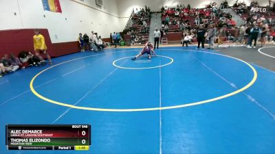 190 lbs Cons. Round 2 - Alec DeMarce, Lingle-Ft. Laramie/Southeast vs Thomas Elizondo, Mountain View