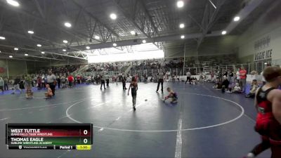 60 lbs 5th Place Match - West Tuttle, Idaho Falls Tiger Wrestling vs Thomas Eagle, Sublime Wrestling Academy