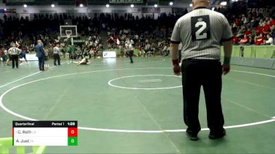 285 lbs Quarterfinal - Colton Roth, Lawrenceburg vs Andrew Just, Franklin Central