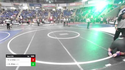 200 lbs Round Of 32 - Vaopuka Uanitola-Olie, Carson Middle School vs Aberym Allee, Lucile Erwin Middle School