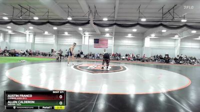 125 lbs Semifinal - Austin Franco, Cumberlands (Ky.) vs Allen Calderon, Indiana Tech