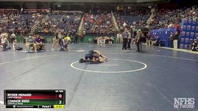 4A 106 lbs Cons. Round 1 - Ryder Menard, Lake Norman vs Connor Reed, Leesville Road