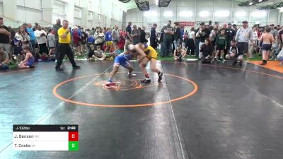 J-102 lbs Final - Jude Benson, WV vs Terriel Cooke, VA