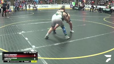 130 lbs Quarterfinal - Byce Cropsey, Marcellus Wildcats vs Lincoln Ryan, Eagle Claw