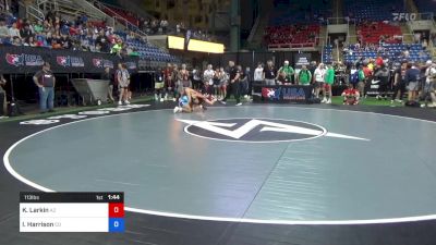 113 lbs Semis - Konner Larkin, Arizona vs Isaiah Harrison, Colorado