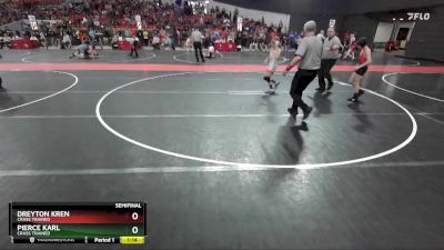 85 lbs Semifinal - Dreyton Kren, Crass Trained vs Pierce Karl, Crass Trained