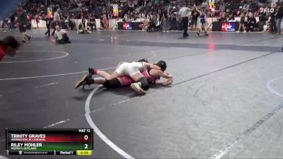 115 lbs Cons. Semi - Riley Mohler, Ogden`s Outlaws vs Trinity Graves, Hoisington Jr Cardinal