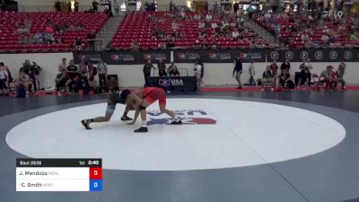 57 kg Cons 8 #2 - Jacob Mendoza, Menlo Wrestling Club vs Caleb Smith, North Carolina