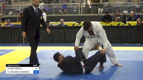 NICOLAS RAY PEREZ vs SAJE SINCERE HARRISON 2024 Pan Jiu Jitsu IBJJF Championship