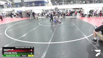 93 lbs Champ. Round 1 - Dalton Lee, Moyock vs Spencer Foutz, Hickory Wrestling Club