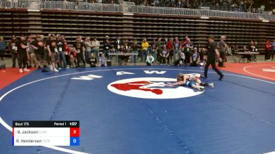 49 lbs 1st Place Match - Barrett Jackson, Eastside United Wrestling Club vs Ryker Henderson, Top Of The Rock Wrestling Club