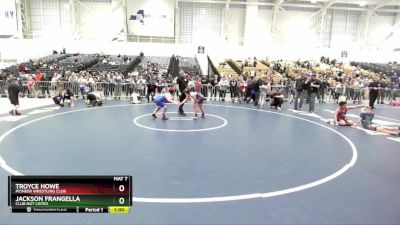 102 lbs Round 2 - Troyce Howe, Pioneer Wrestling Club vs Jackson Frangella, Club Not Listed