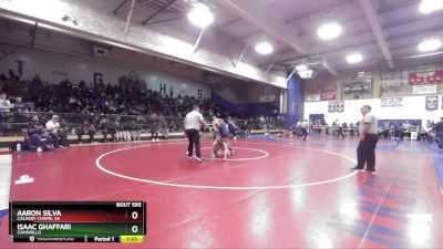 126 lbs Semifinal - Aaron Silva, Calvary Chapel SA vs Isaac Ghaffari, Camarillo