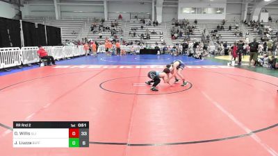 90 lbs Rr Rnd 2 - Obadiah Willis, Illinois Orange & Blue vs Jacob Liuzza, Buffalo Valley Elem