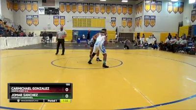 195 lbs 1st Place Match - Jomar Sanchez, Osceola (Kissimmee) vs Carmichael Gonzalez, North Port H.S.