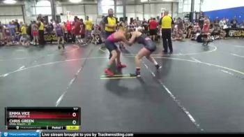 117 lbs Quarterfinals (8 Team) - Chris Green, Steel Valley vs Emma Vice, Death Squad