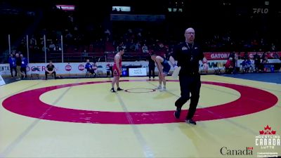 79kg Cons. Semi - David Charbonneau, National Capital WC vs Koen Poirier, Black Bears WC