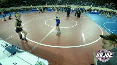 64 lbs Round Of 16 - Johnathon Primeaux, Henryetta Knights Wrestling Club vs Maverick Knox, Team Guthrie Youth Wrestling