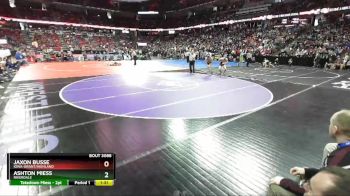 D3-152 lbs Quarterfinal - Ashton Miess, Riverdale vs Jaxon Busse, Iowa-Grant/Highland