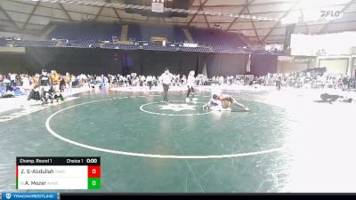 135 lbs Champ. Round 1 - Axton Mozer, Anacortes Hawkeyes Wrestling Club vs Zion Satiacum-Abdullah, Team Aggression Wrestling Club