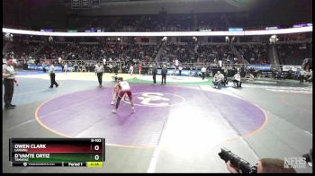 II-102 lbs Cons. Round 4 - D`vante Ortiz, Tamarac vs Owen Clark, Lansing