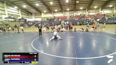 135 lbs 5th Place Match - Regan Heywood, Utah vs Aneka Mathews, Nevada