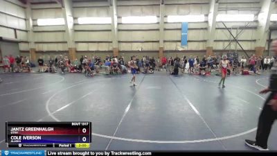 86 lbs Cons. Round 3 - Jantz Greenhalgh, Utah vs Cole Iverson, Alaska