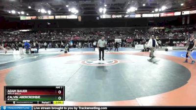 106 lbs Champ. Round 1 - Adam Bauer, Walla Walla vs Calvin Abercrombie, Blackfoot