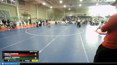 150 lbs Quarterfinal - Oakley Maddox, Brothers Of Steel vs Brice Hawkins, Hurricane