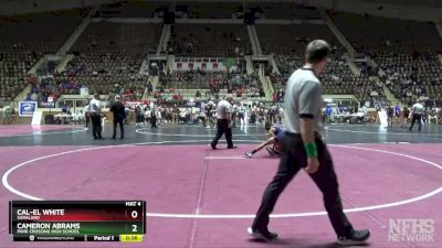 6A 106 lbs Cons. Round 2 - Cal-el White, Saraland vs Cameron Abrams, Park Crossing High School