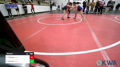 110 lbs Rr Rnd 1 - Zaylei Chavez, HURRICANE WRESTLING ACADEMY vs Zoe Parish, Wagoner Takedown Club